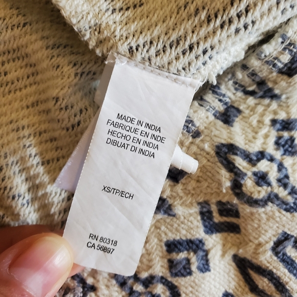 Brand new Lucky Brand jacket cardigan XS 0 00 - Picture 8 of 13